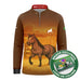 Camisa UV50 Agro Infantil Brk Mangalarga Marchador - Brk Agro