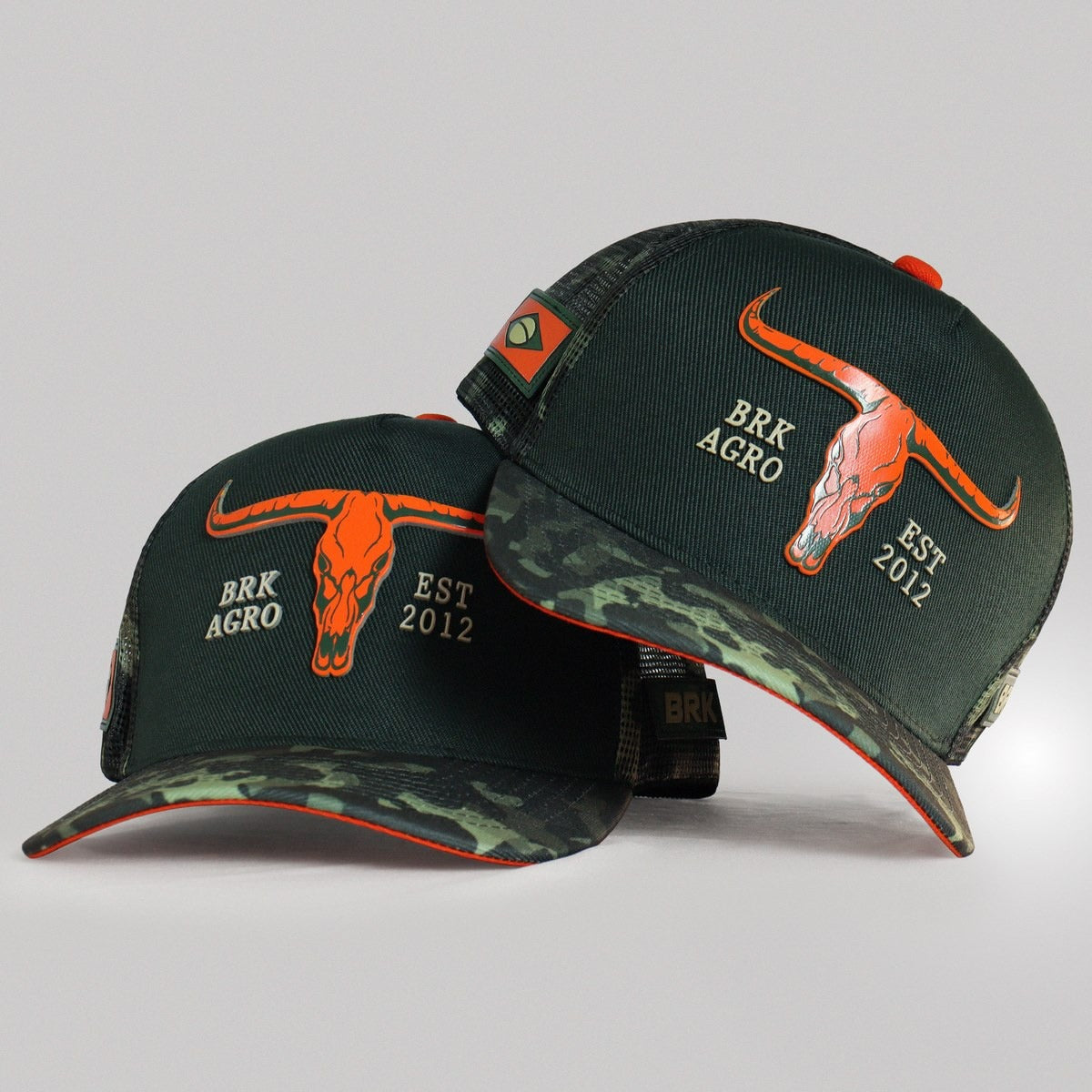 Kit Camisa Térmica Agronomia Real Tree com Boné Trucker Long Horn Agro