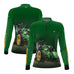 Camisa Feminina Agro Brk Força do Agro Trator Verde com UV50+