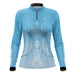 Camisa Agro Brk Feminina Nossa Senhora Azul Clara com Proteção Solar UV50+ - Brk Agro
