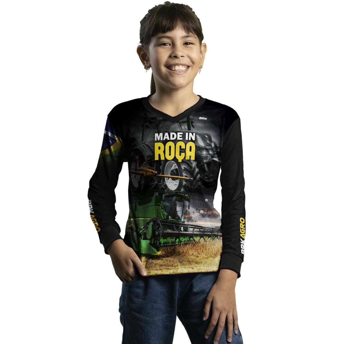 Camisa Agro Brk Made In Roça com Proteção Solar UV50+ - Brk Agro