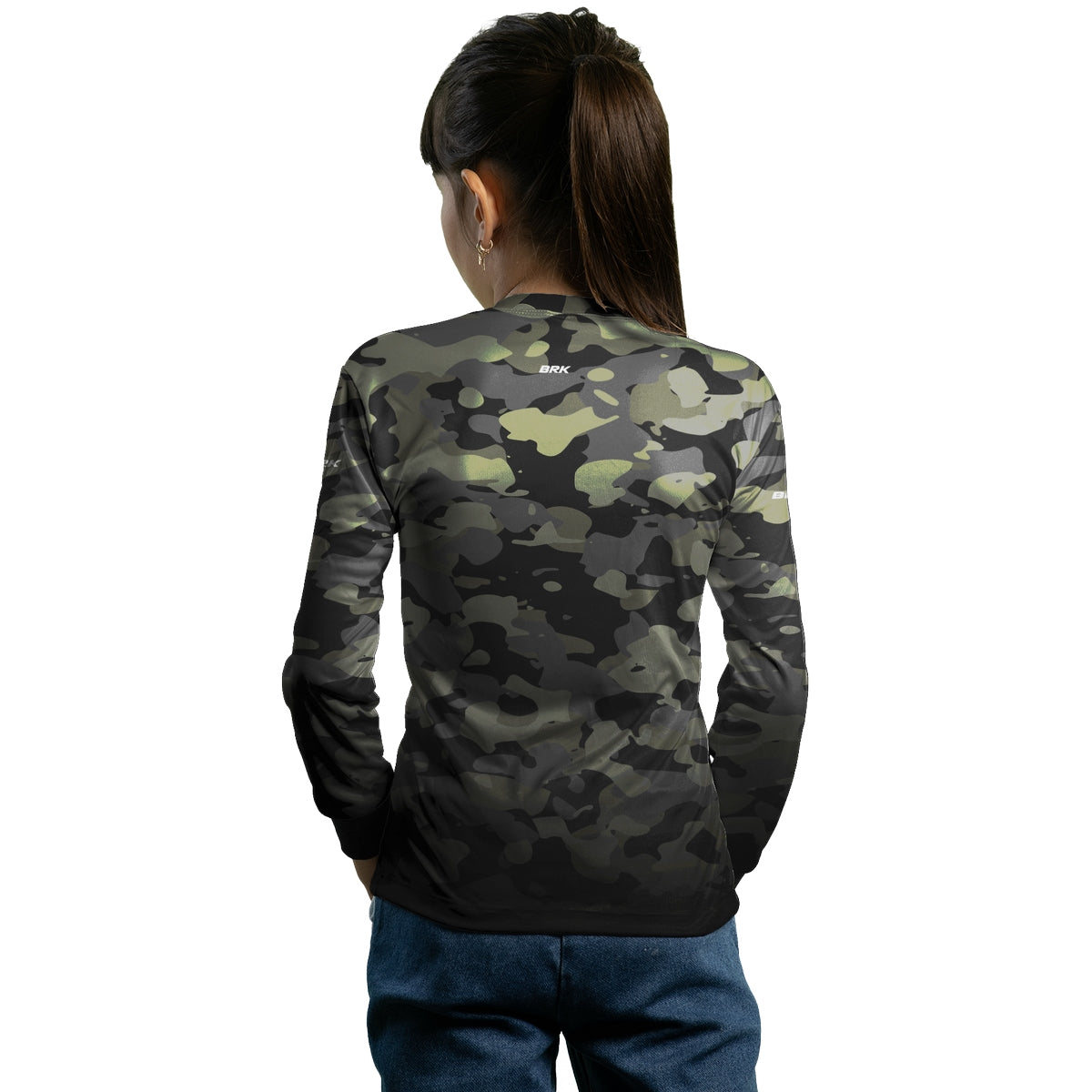 Camisa Infantil Agro Brk Camuflada com Proteção com Proteção Solar UV50+ - Brk Agro