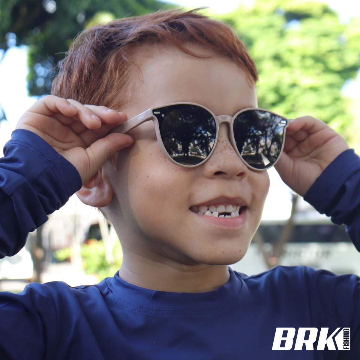 Óculos Infantil Brk 5 a 10 anos Flexível Polarizado - Brk Agro