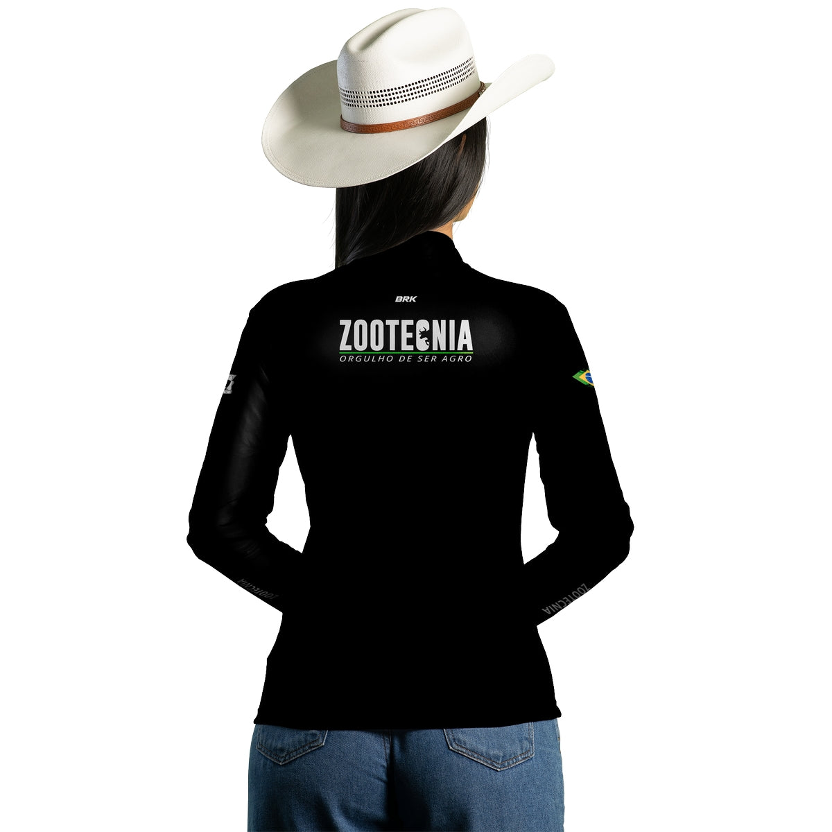 Camisa Feminina Agro Brk Zootecnia com Proteção Solar UV50+ - Brk Agro