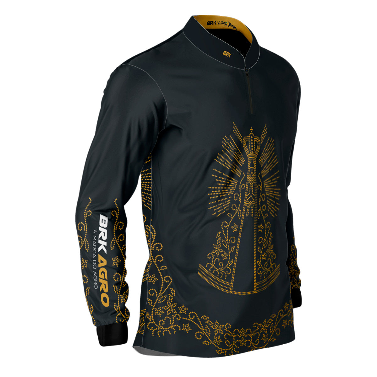 Camisa Agro Brk Nossa Senhora Aparecida Strass com Proteção Solar UV50+ - Brk Agro