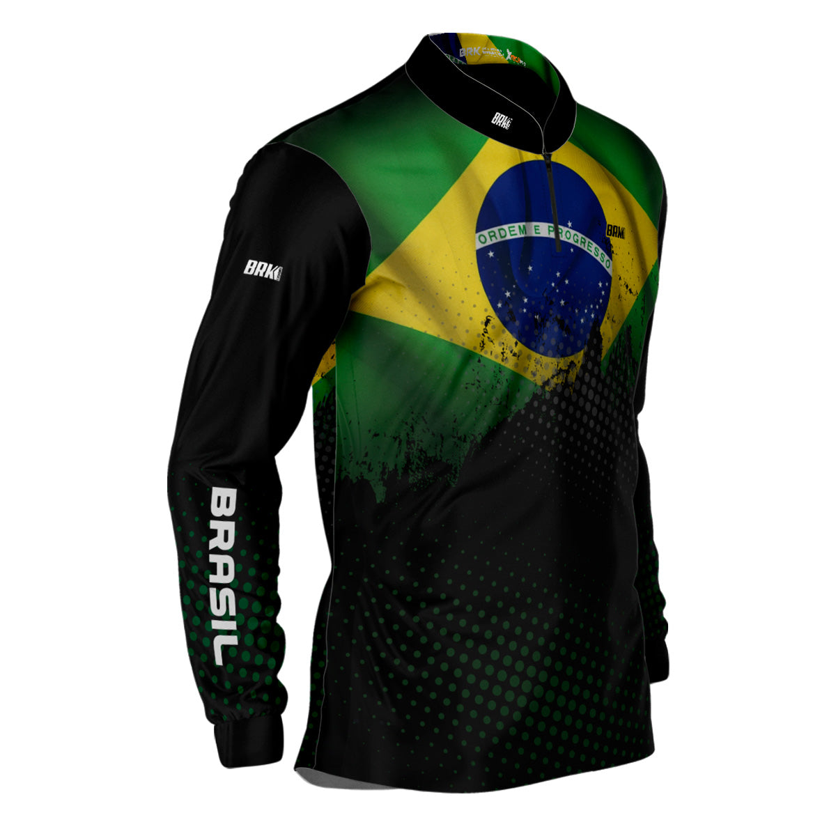 Camisa Agro Brk Brasil com Proteção Solar UV50+ - Brk Agro
