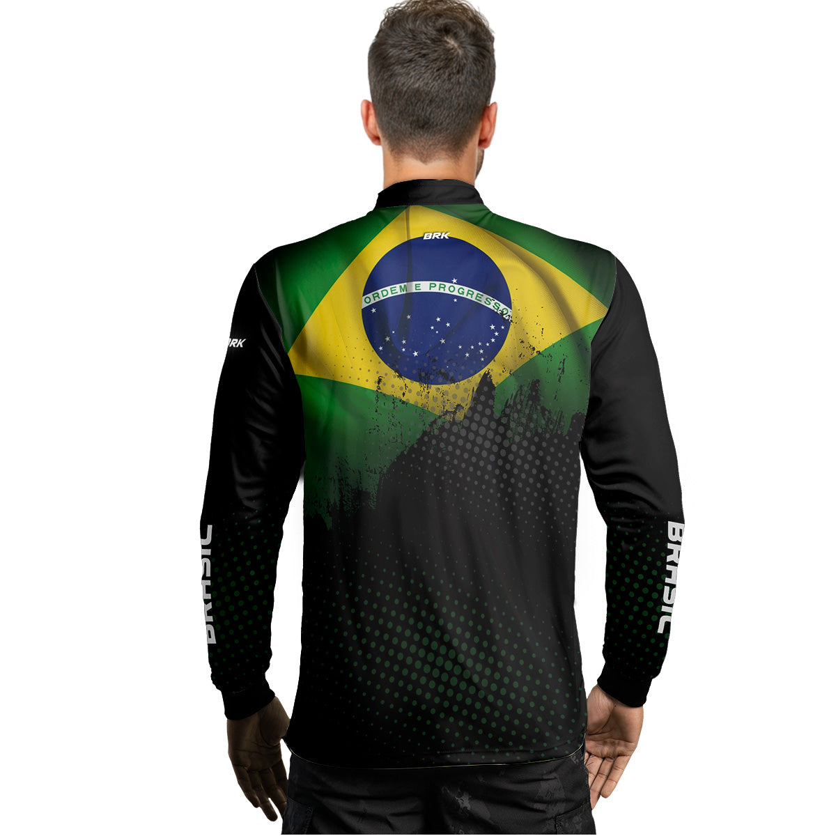 Camisa Agro Brk Brasil com Proteção Solar UV50+ - Brk Agro