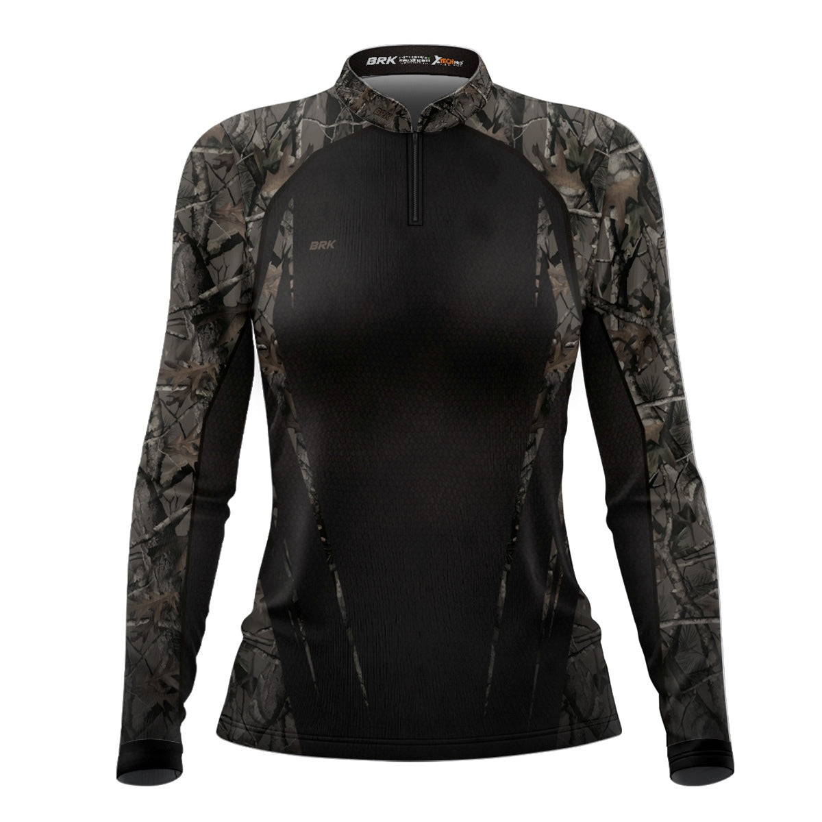 Camisa Agro Feminina Brk Camuflada Galhos com Proteção Solar UV50+ - Brk Agro