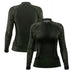 Camisa Agro Feminina Brk Camuflada Verde Militar com Proteção Solar UV50+ - Brk Agro