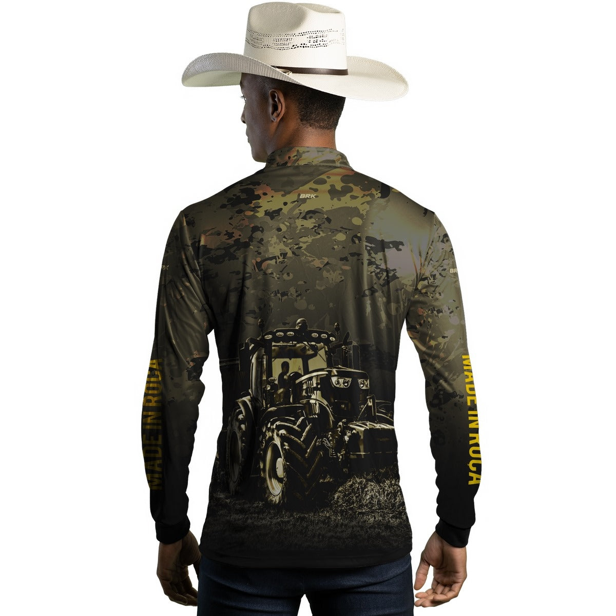 Camisa Agro Brk Camuflada com Proteção Solar UV50+ - Brk Agro
