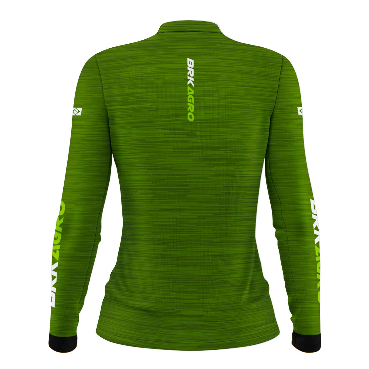 Camisa Agro Feminina Brk Mescla Verde com Proteção Solar UV50+ - Brk Agro