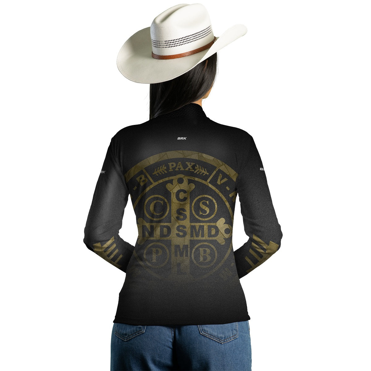 Camisa Feminina Agro Brk São Bento Degradê com Proteção Solar UV50+ - Brk Agro