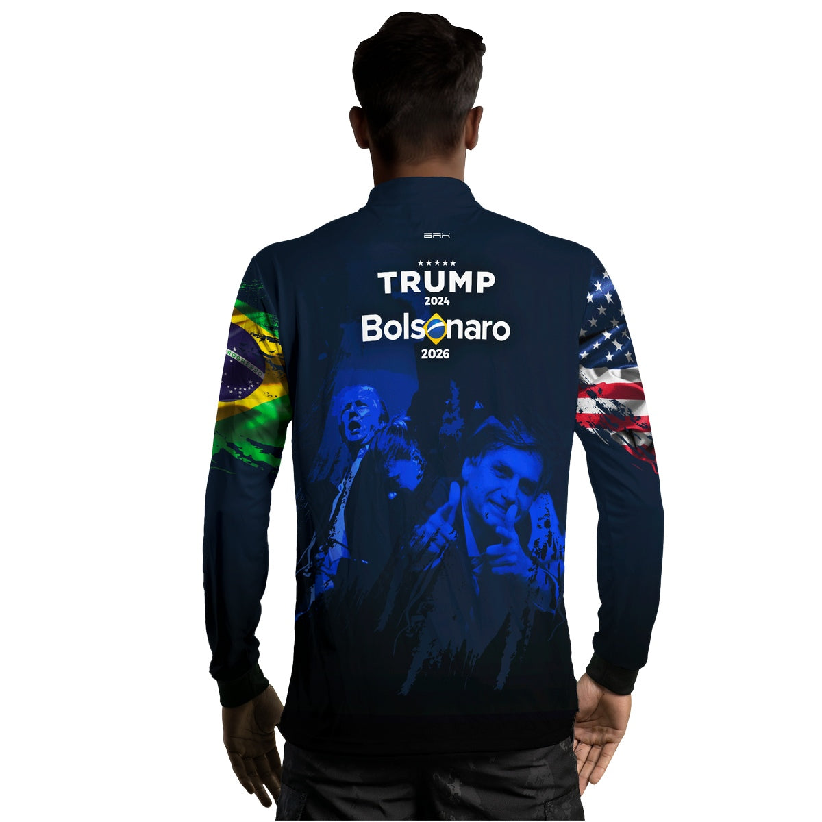 Camisa Agro Brk Trump e Bolsonaro com Proteção Solar UV50+ - Brk Agro