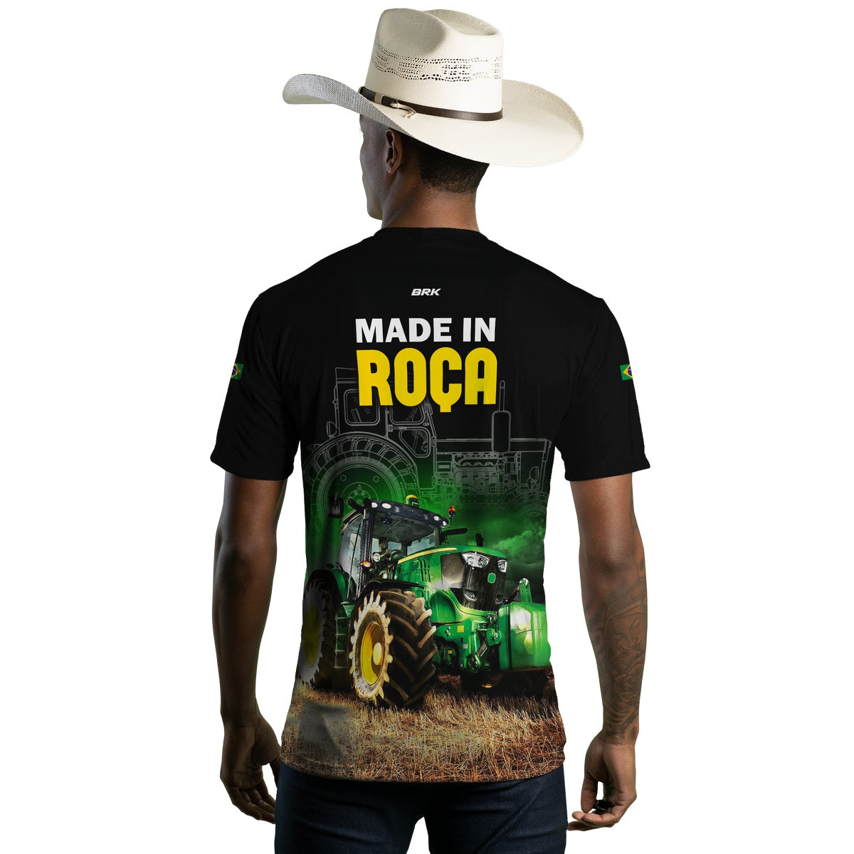Camiseta Agro Brk Made in Roça com Proteção Solar UV50+ - Brk Agro