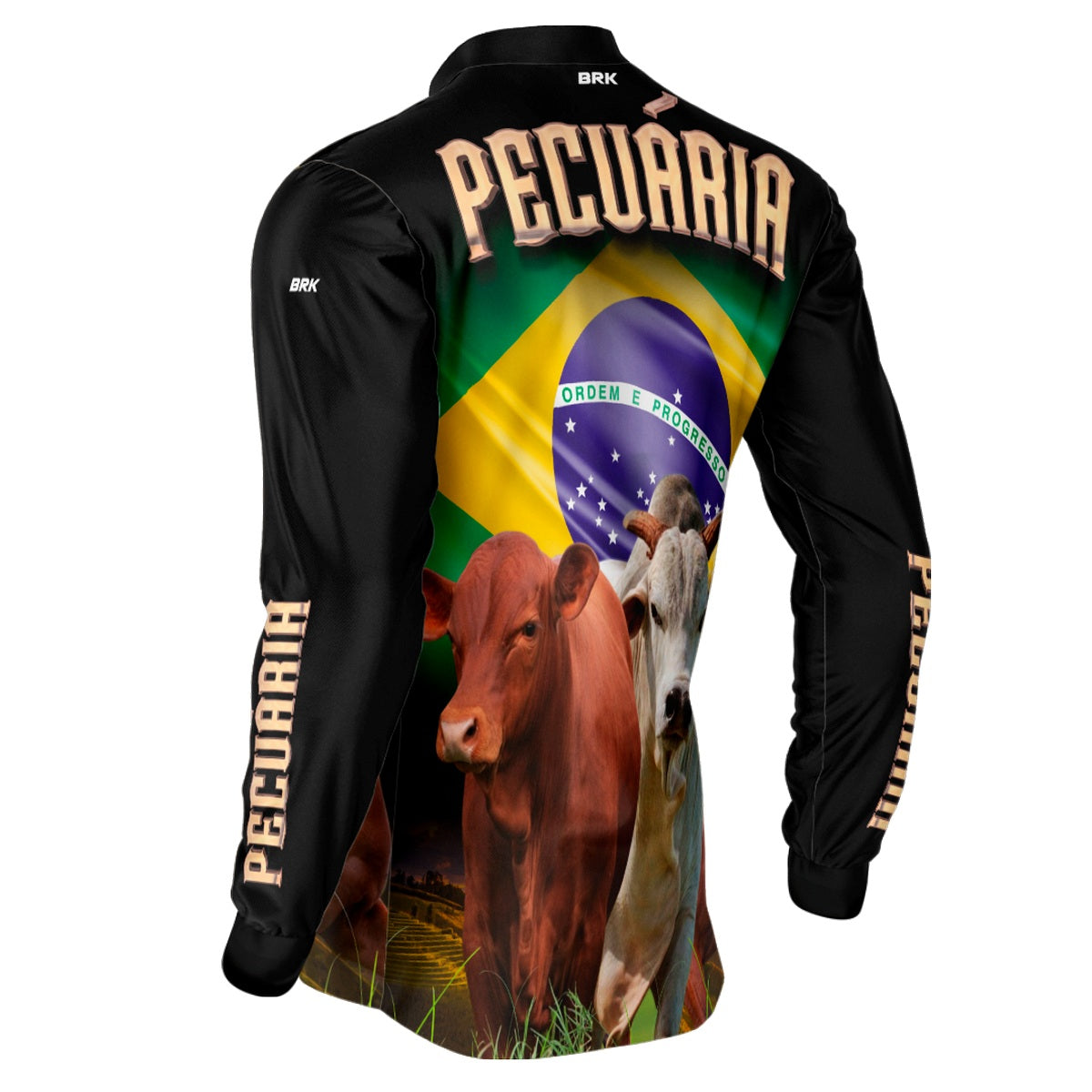 Camisa Agro Brk Pecuária Proteção Solar UV50+ Envio Imediato - Brk Agro