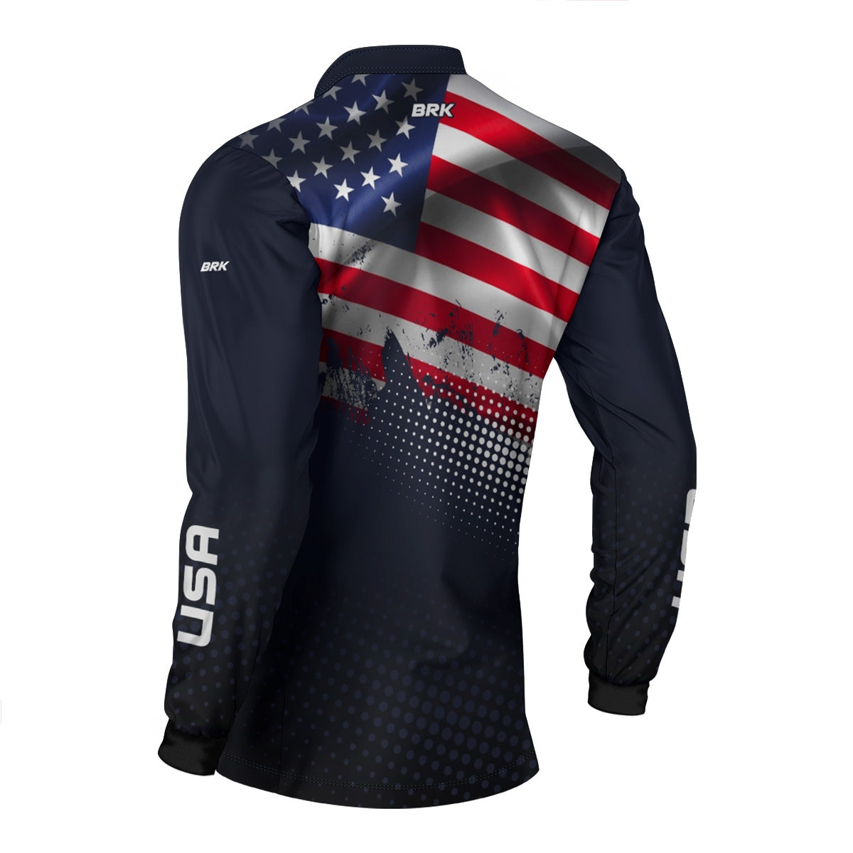 Camisa Agro Brk Estados Unidos Com Proteção Solar UV50+ Envio Imediato