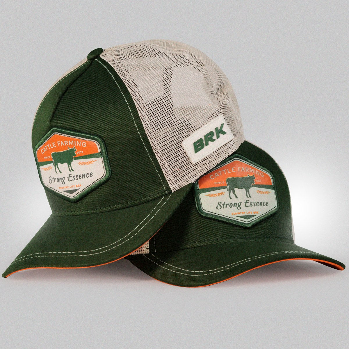 Boné Trucker Brk Agro Pecuária