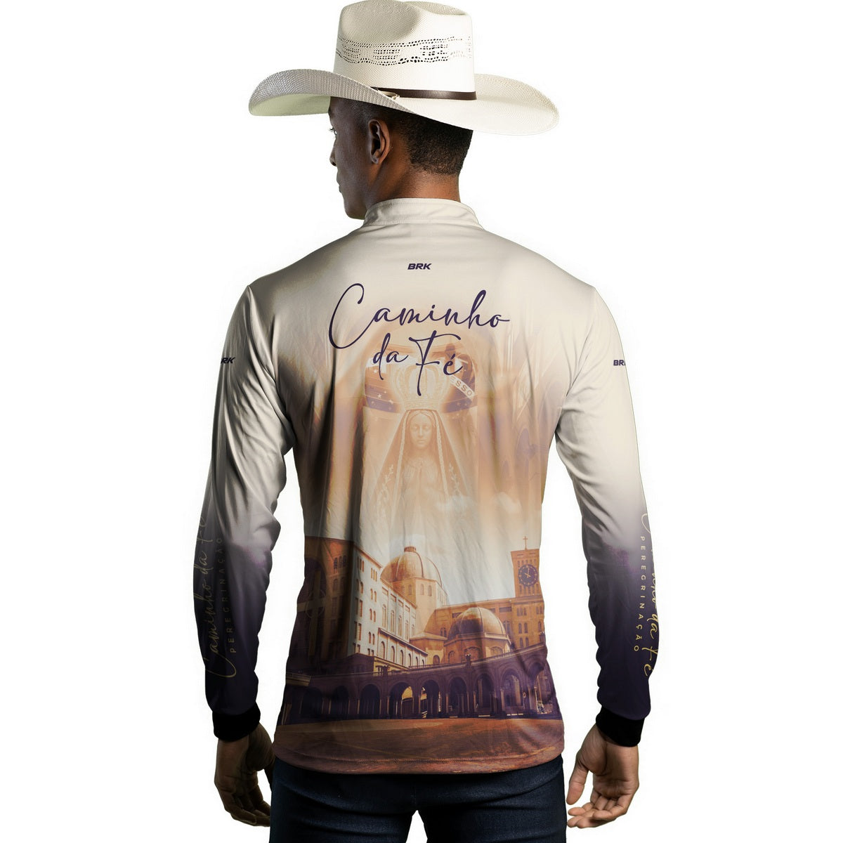 Camisa Agro Brk Caminho da Fé Peregrinação Catedral com Proteção Solar UV50+ - Brk Agro