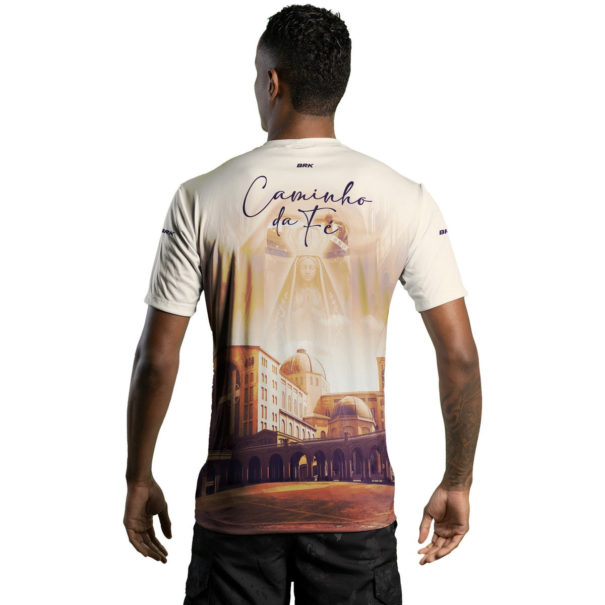 Camiseta Agro Brk Caminho da Fé Peregrinação Catedral com Proteção Solar UV50+ - Brk Agro