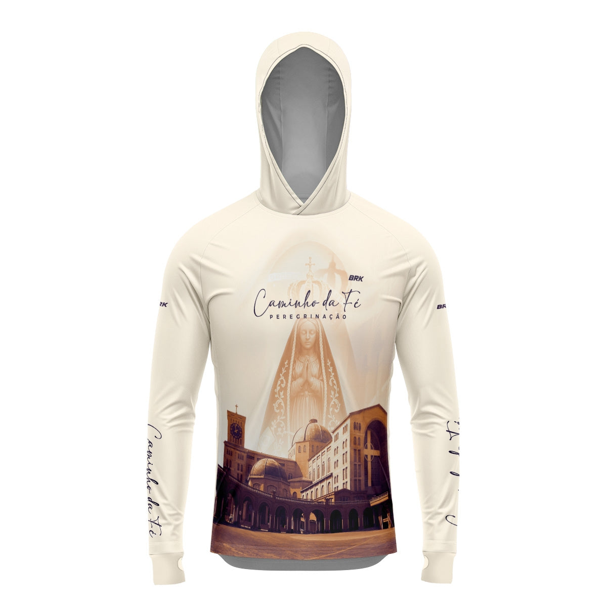 Camisa com Capuz Brk Caminho da Fé Catedral com Proteção Solar UV50+ - Brk Agro