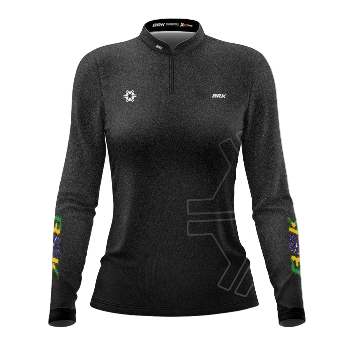 Camisa Agro Feminina Brk Agronomia Cinza com Proteção Solar UV50+
