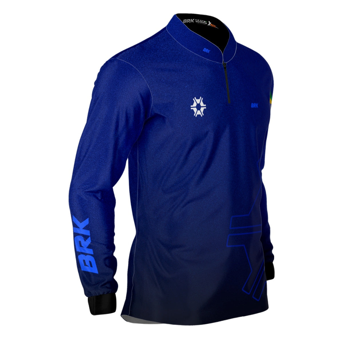 Camisa Agro Brk Agronomia Azul com Proteção Solar UV50+