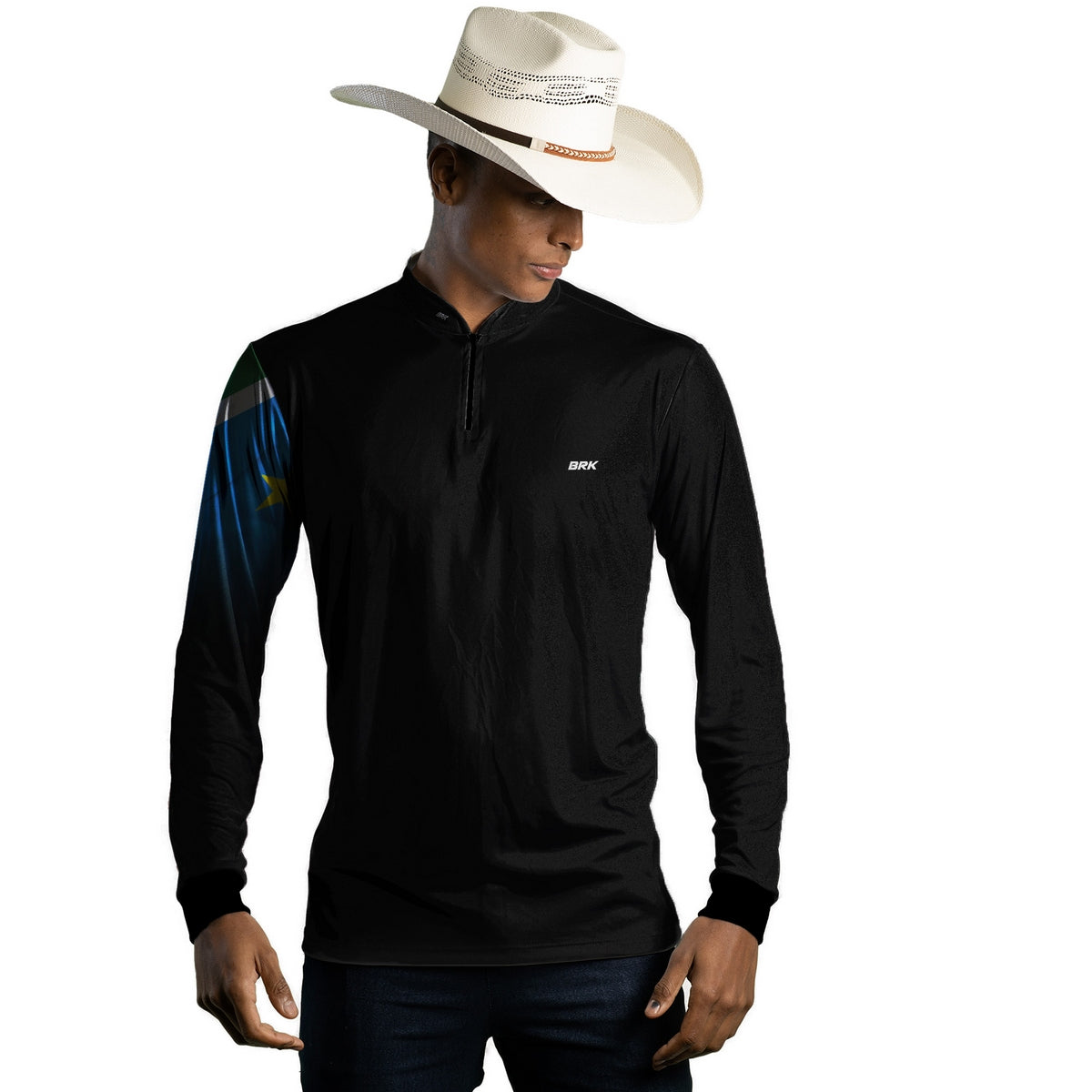 Camisa Agro Brk Bandeira do Mato Grosso do Sul com Proteção UV50+ - Brk Agro