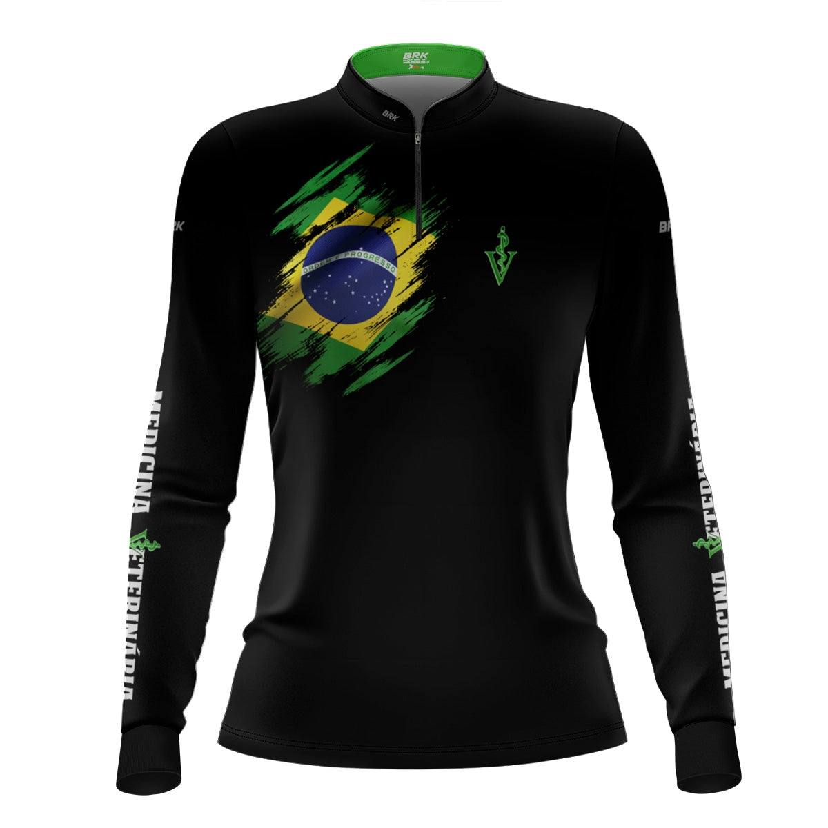 Camisa Agro Feminina Brk Medicina Veterinaria com Proteção UV50+ - Brk Agro