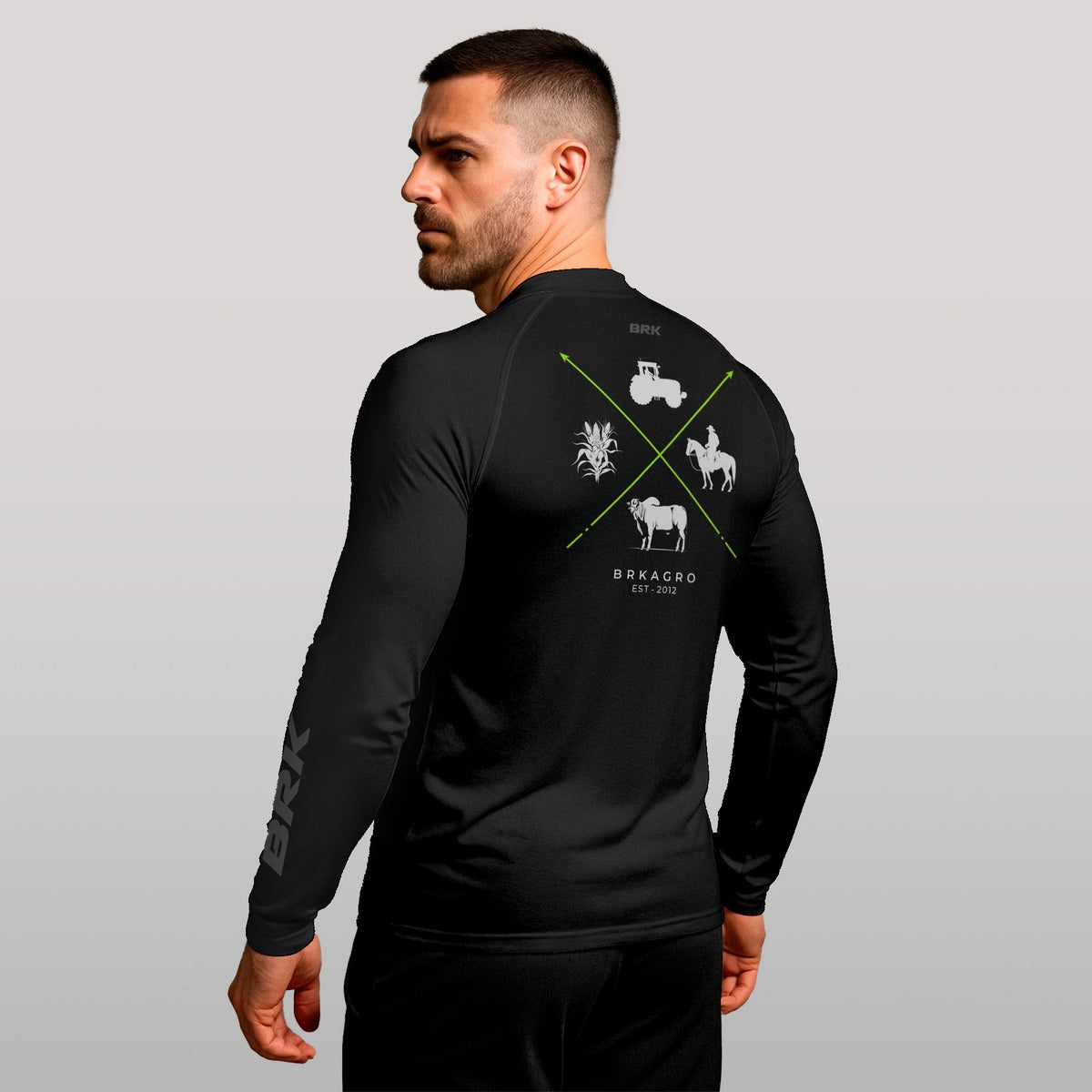 Camisa Raglan Brk Essência do Campo com Proteção UV50+ - Brk Agro