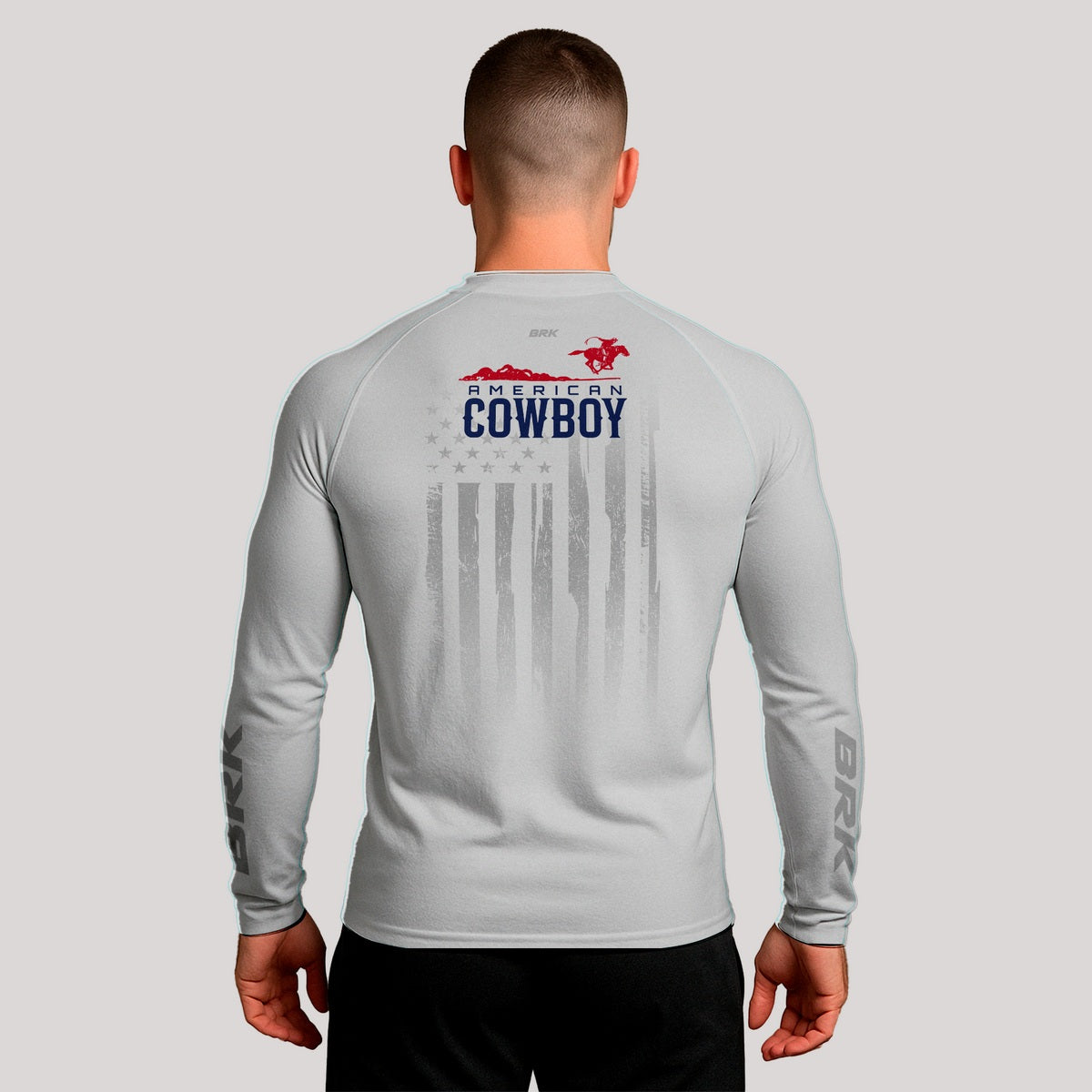 Camisa Raglan Brk American Cowboy com Proteção UV50+ - Brk Agro