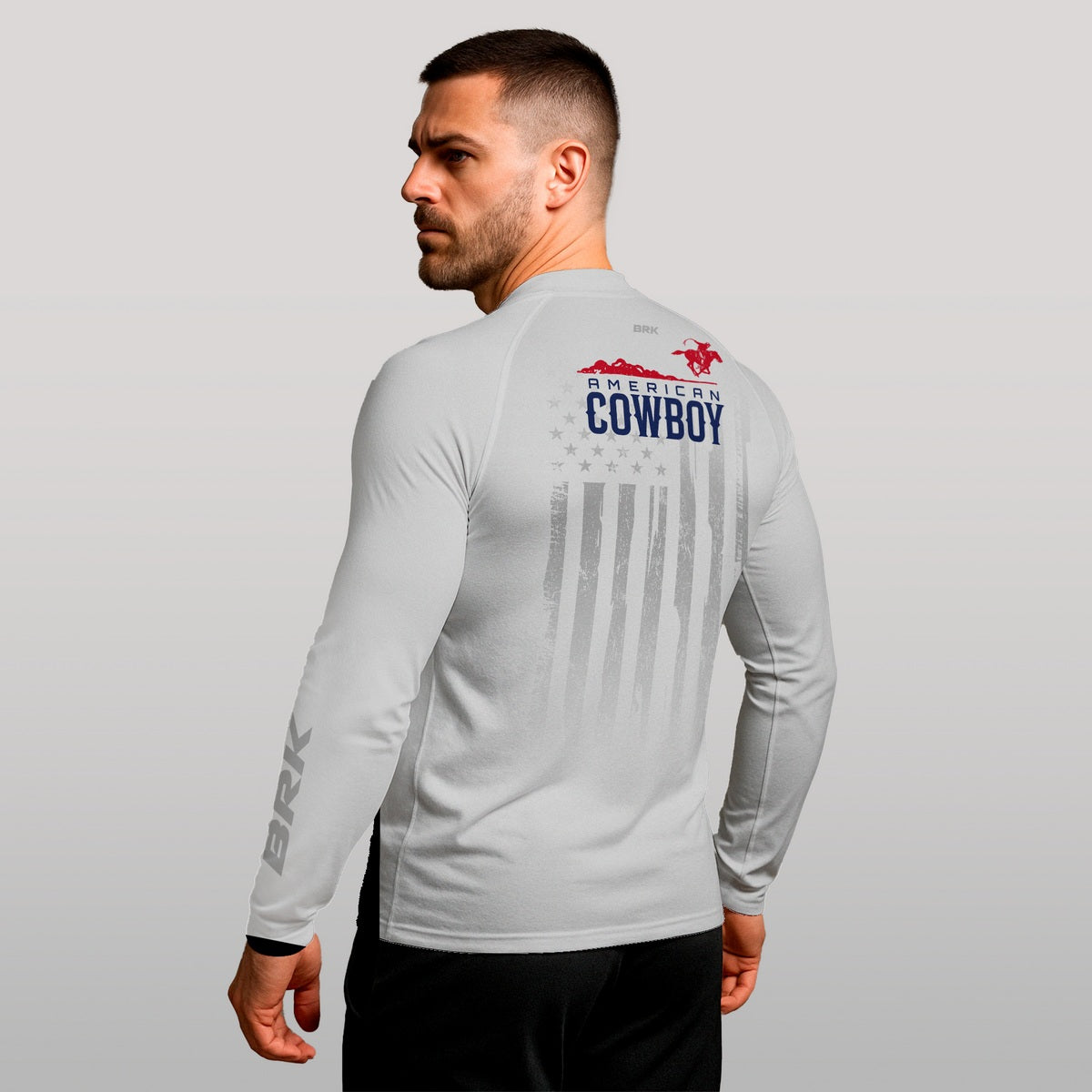 Camisa Raglan Brk American Cowboy com Proteção UV50+ - Brk Agro