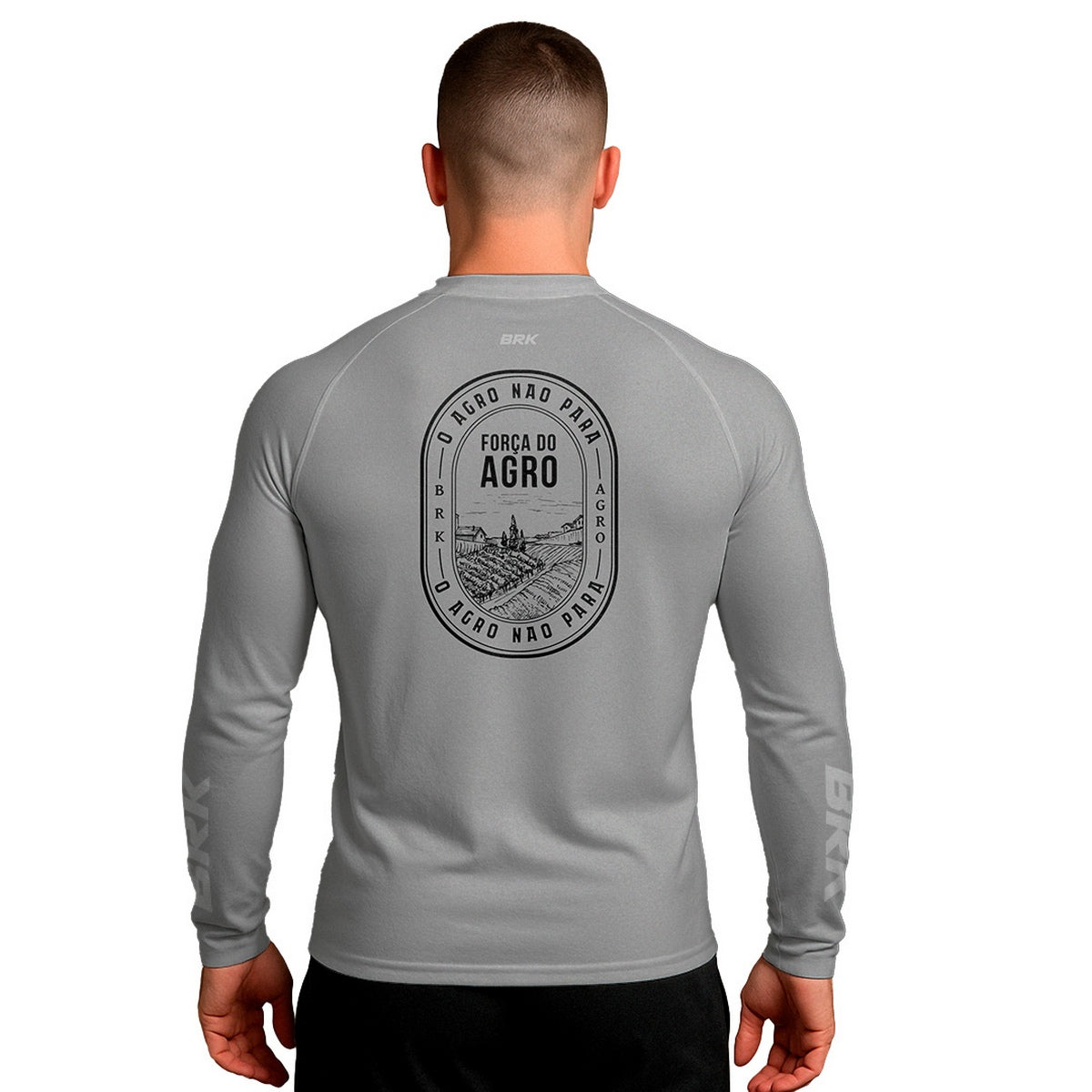 Camisa Raglan Brk Força do Agro com Proteção UV50+ - Brk Agro