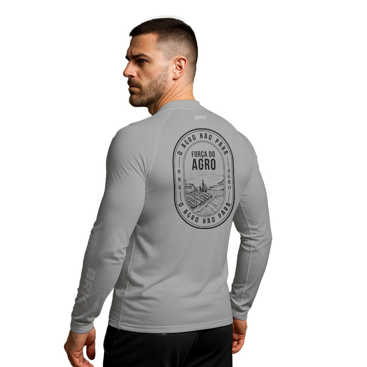 Camisa Raglan Brk Força do Agro com Proteção UV50+ - Brk Agro