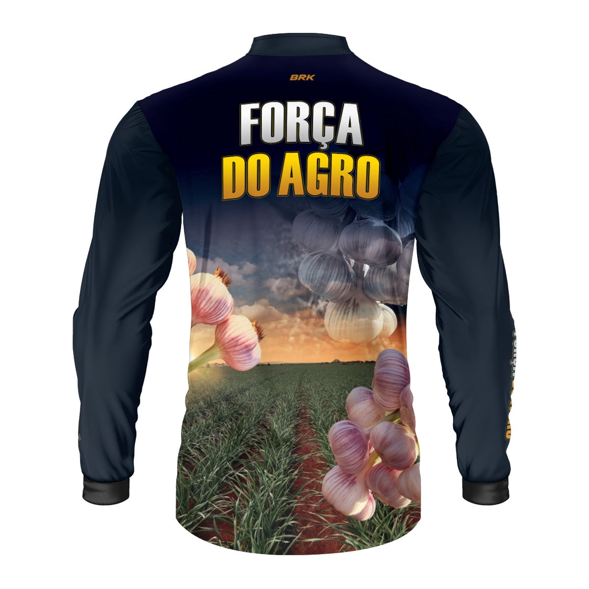 Camisa Agro Brk Produtor de Alho com Proteção Solar UV50+ - Brk Agro