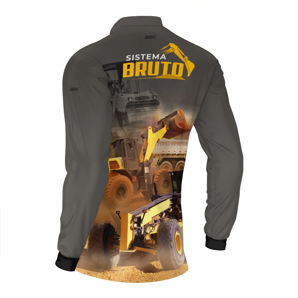 Camisa Máquina Pesada Brk Sistema Bruto Motoniveladora com UV50+ - Brk Agro