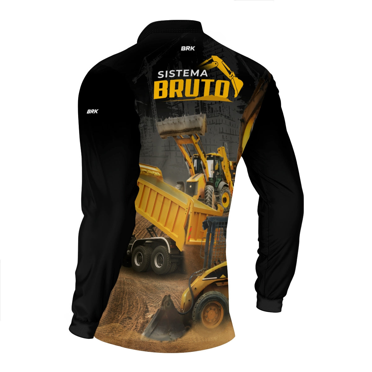 Camisa Máquina Pesada Brk Sistema Bruto Minicarregadeira com UV50+ - Brk Agro