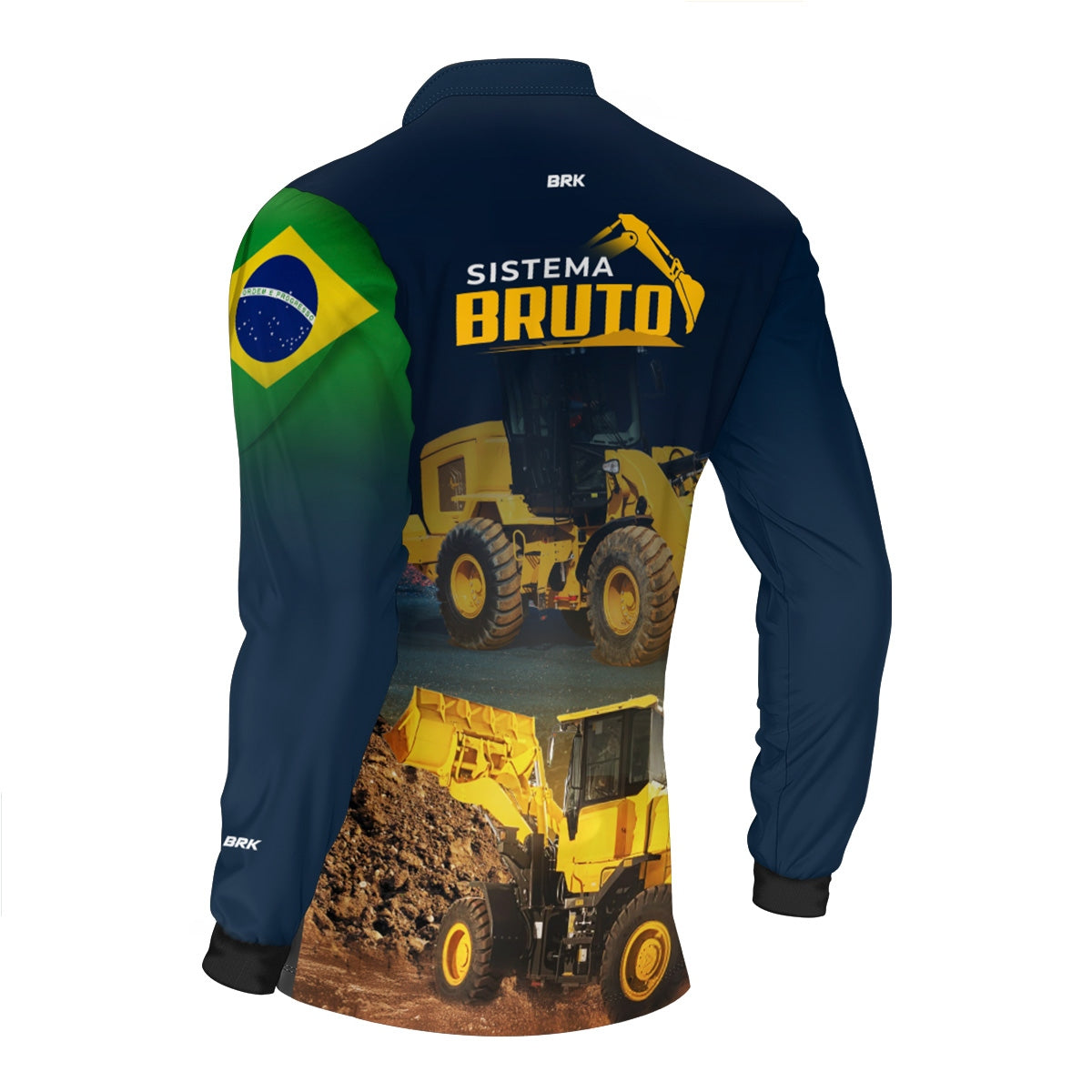 Camisa Máquina Pesada Brk Sistema Bruto Pá Carregadeira com UV50+ - Brk Agro