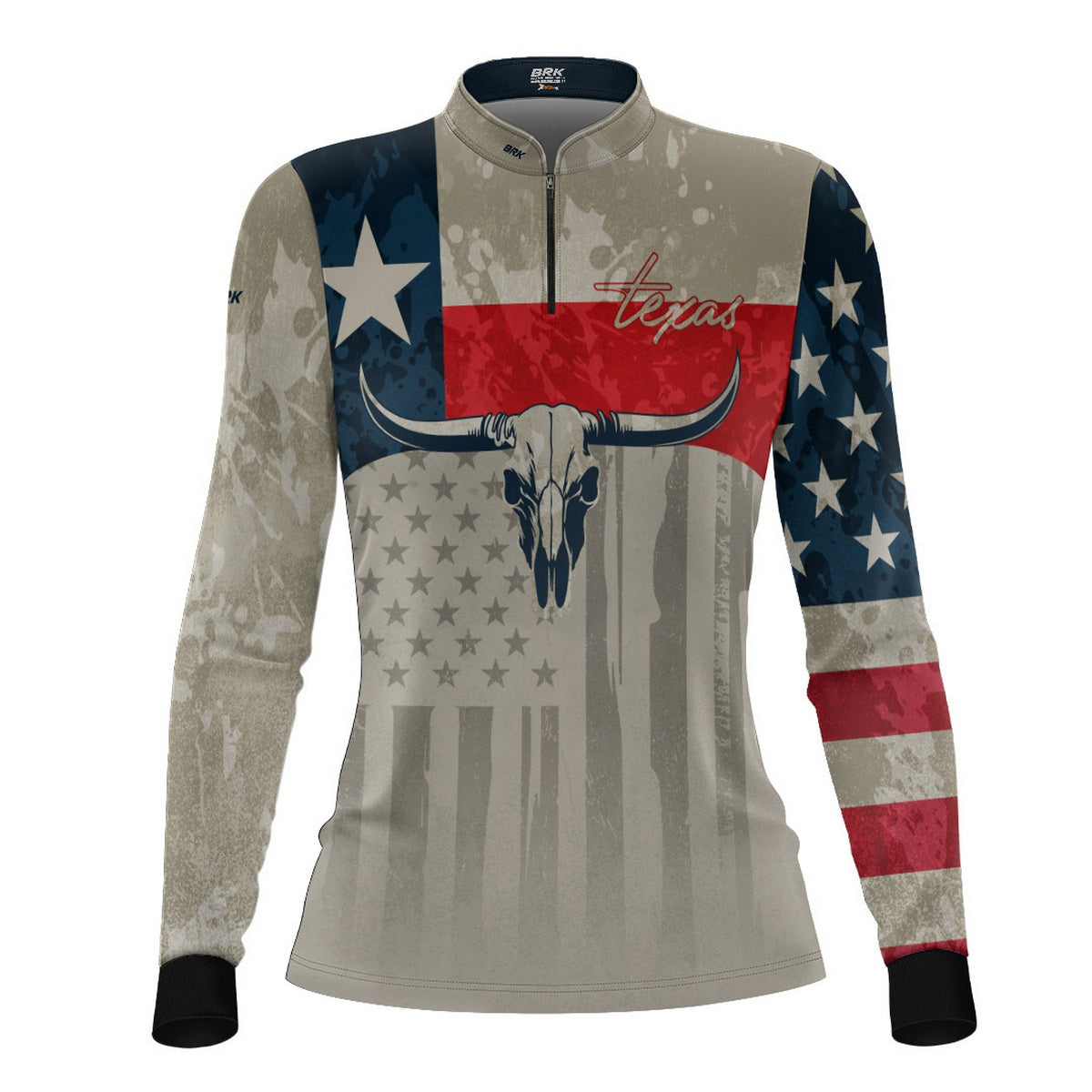 Camisa Agro Feminina Brk Texas Longhorn com Proteção UV50+ - Brk Agro