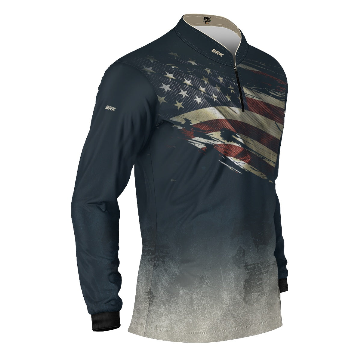 Camisa Agro Brk Clean Bandeira dos EUA com Proteção UV50+ - Brk Agro
