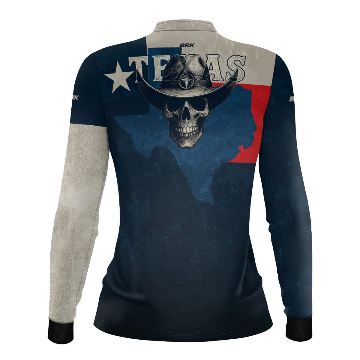 Camisa Agro Feminina Brk Skull Texas com Proteção UV50+ - Brk Agro