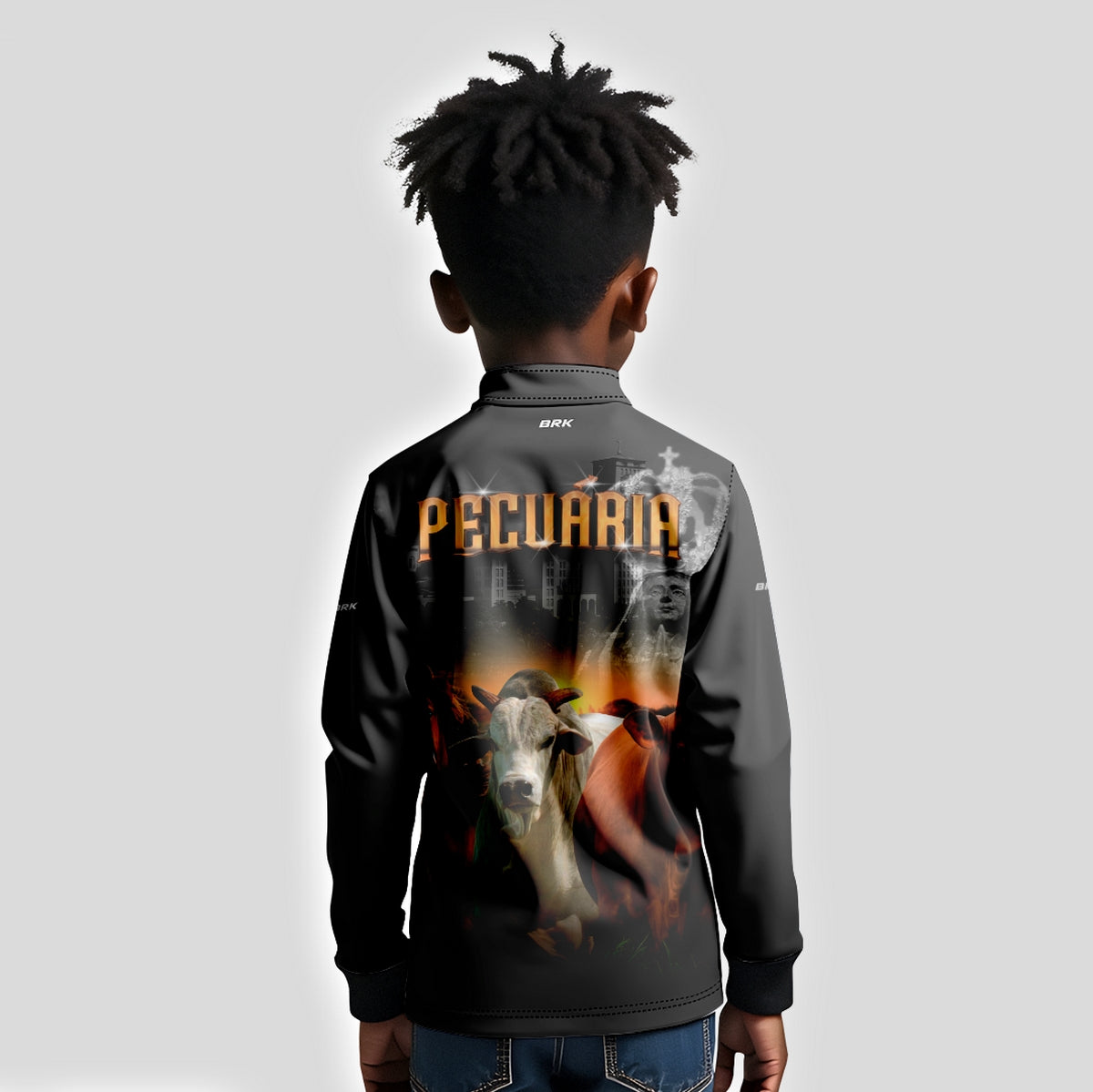 Camisa Agro Brk Nossa Senhora Pecuária com Proteção UV50+ - Brk Agro