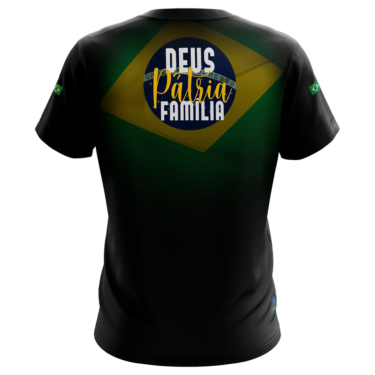 Camiseta Brasil Patriota Cristão Patriota com Proteção UV 50+ Envio Imediato