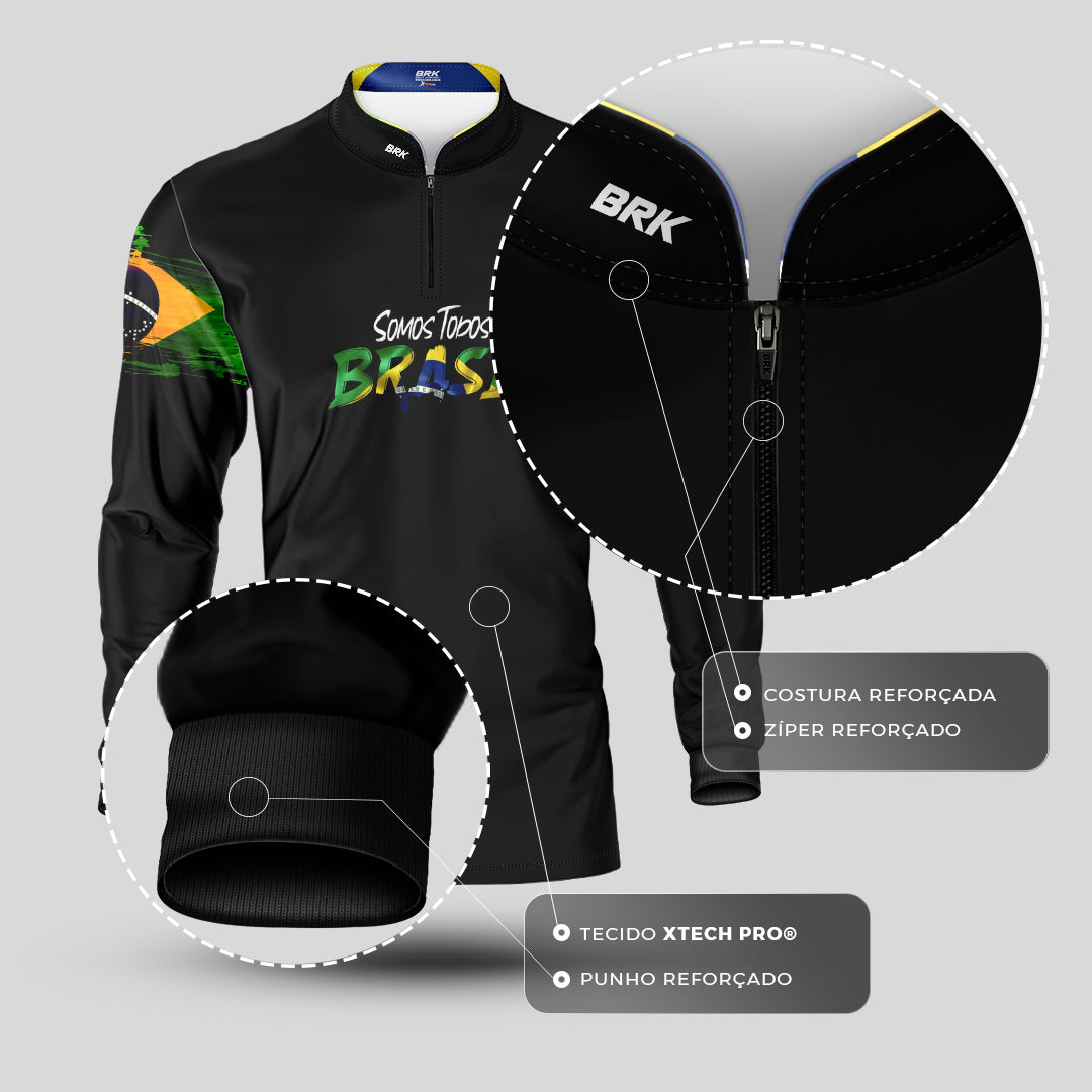 Camisa Agro Brk Patriota com Proteção Solar UV50+