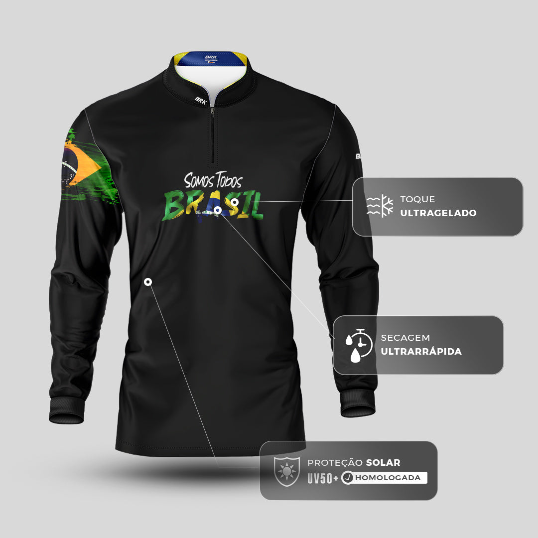 Camisa Agro Brk Patriota com Proteção Solar UV50+