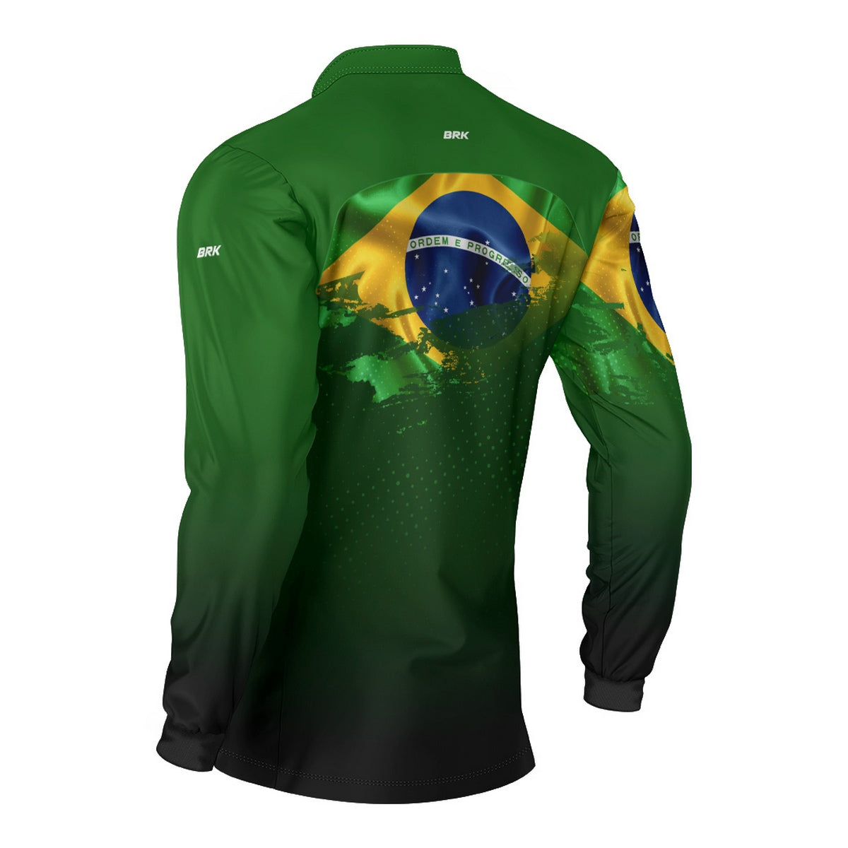 Camisa Agro Brk Brasil Verde com Proteção Solar UV50+ - Brk Agro