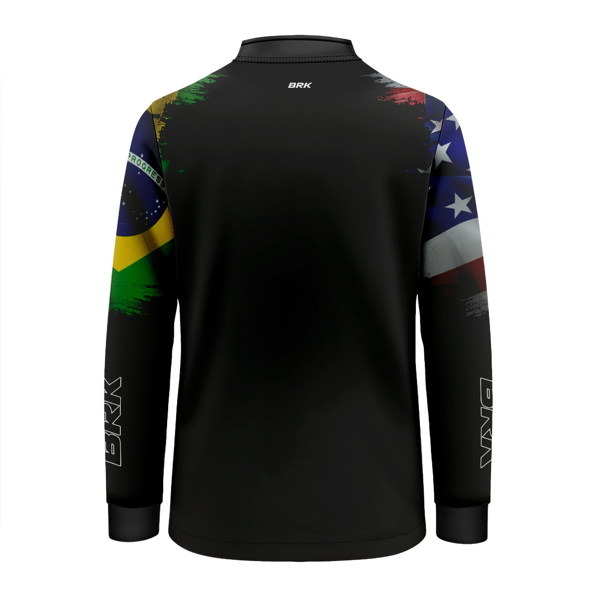 Camisa Agro Brk Bandeira Brasil Estados Unidos com Proteção Solar UV50+ - Brk Agro
