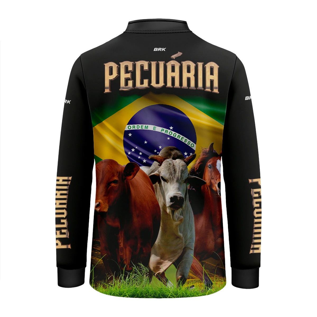Camisa Infantil Agro Brk Pecuária com UV50+ - Brk Agro