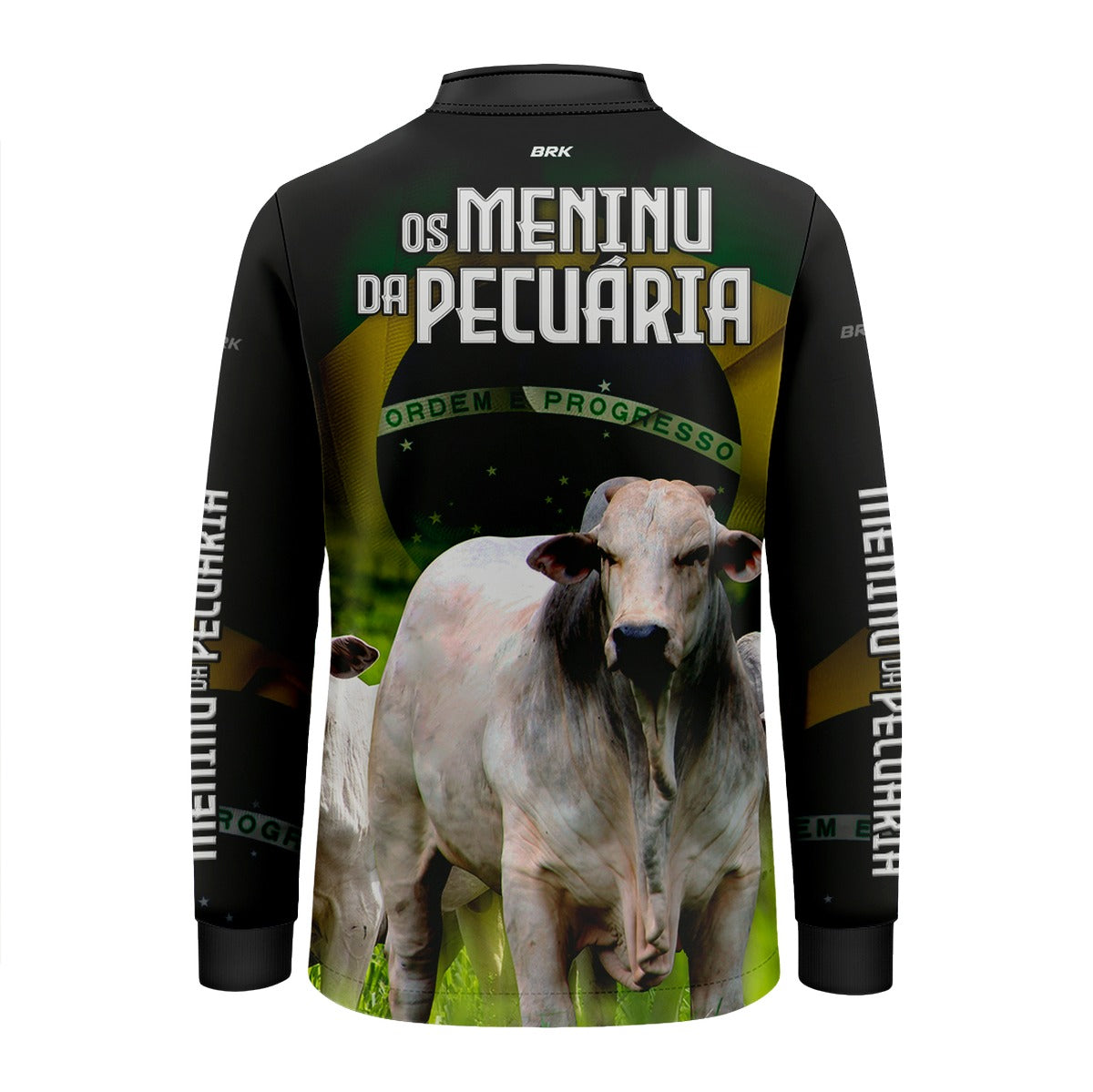 Camisa Infantil Agro Brk Os Menino da Pecuária com Proteção Solar UV50+ - Brk Agro