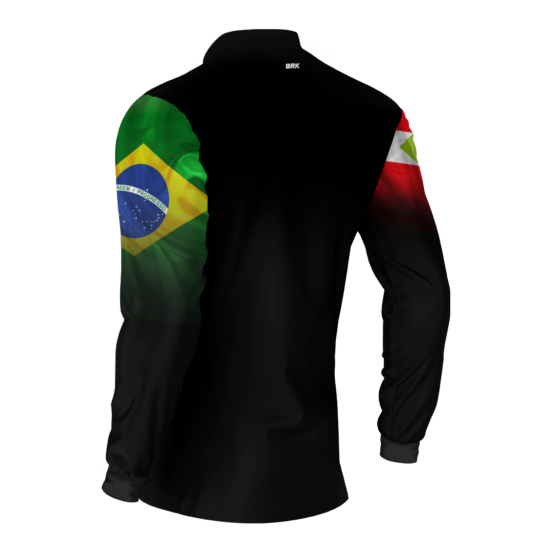 Camisa Agro Brk Brasil Santa Catarina Brasil com Proteção Solar UV50+ - Brk Agro