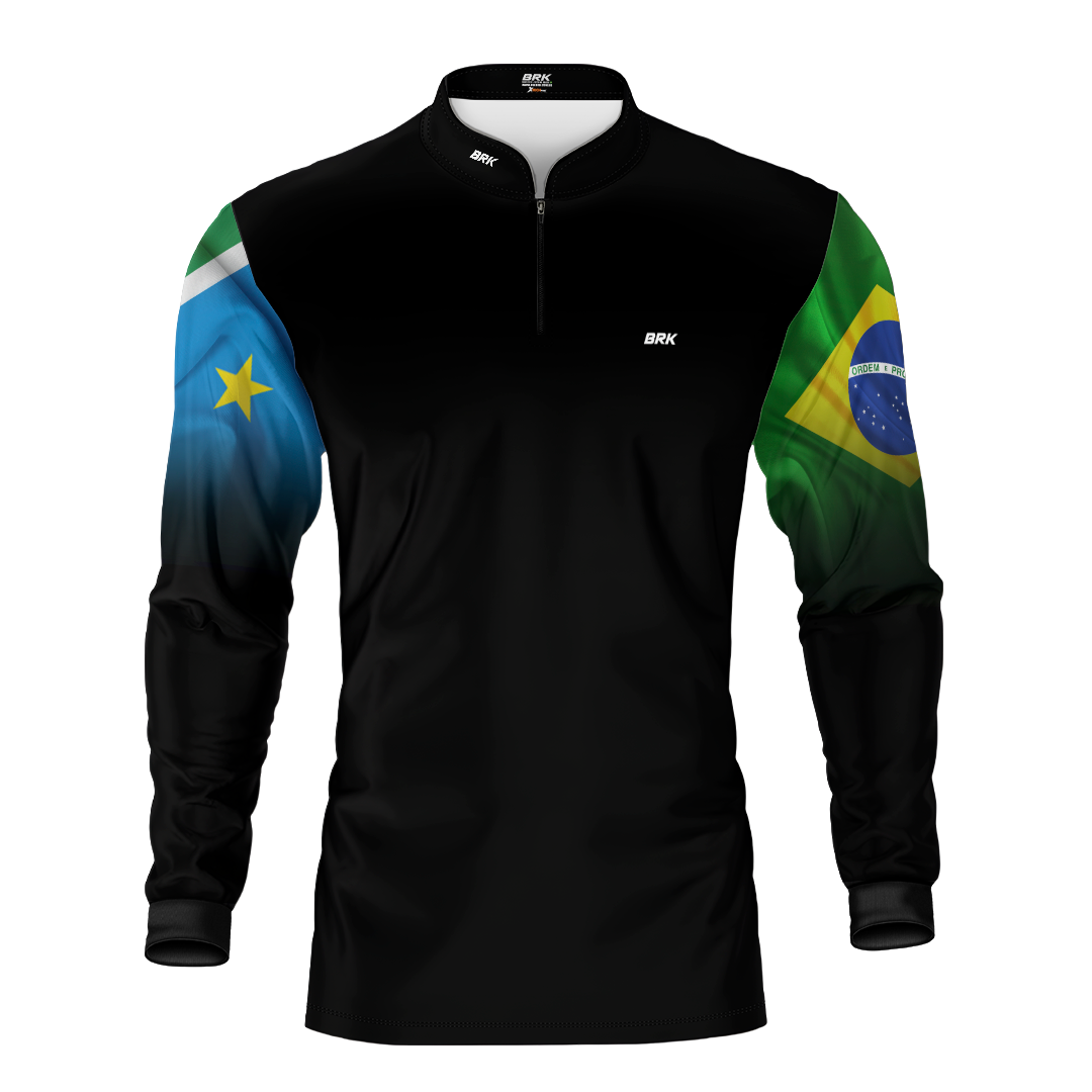 Camisa Agro Brk Mato Grosso Do Sul Brasil com Proteção Solar UV50+ - Brk Agro